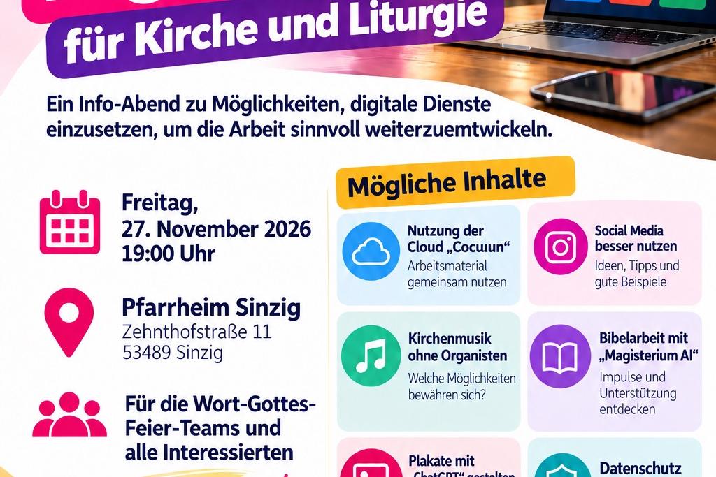 2026-11-27_Digitalisierung in der Liturgie und Pastoral Plakat