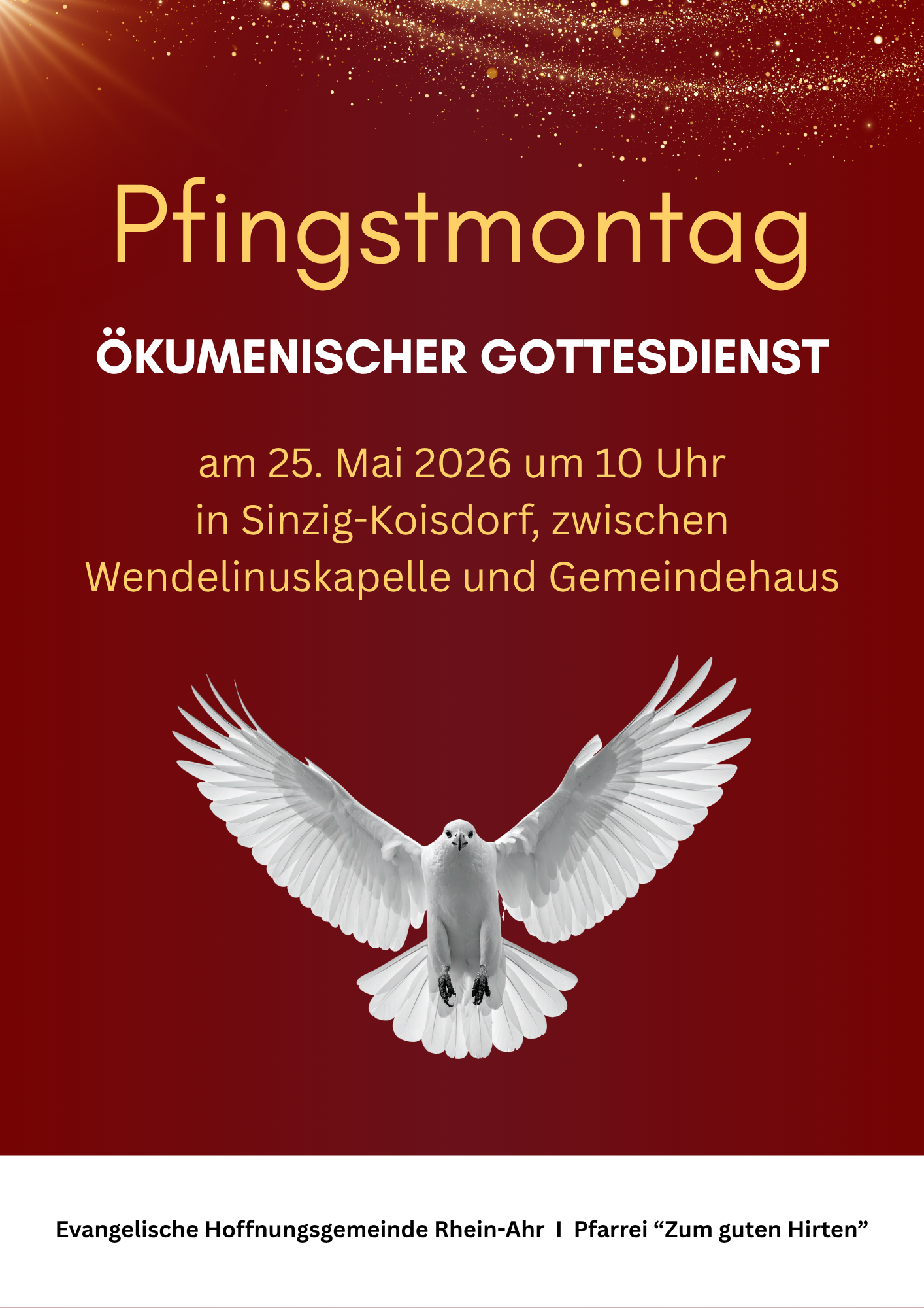 2026 Plakat-Pfingstmontag (c) Pastoraler Raum Sinzig 2026 Plakat-Pfingstmontag