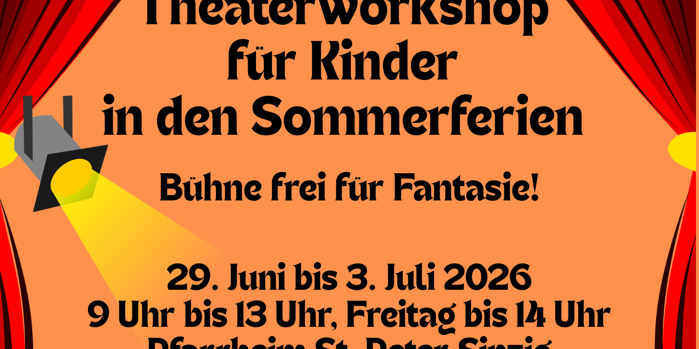 Ausschnitt Flyer Theaterworkshop