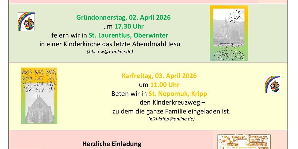 Einladung zur Kinderkirche-Re_Ob_Kr_Karwoche-Ostern-MärzApril24