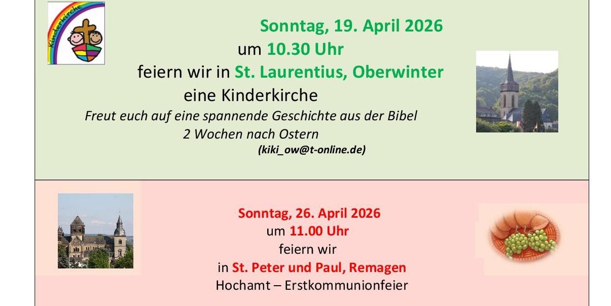 Einladung zur Kinderkirche