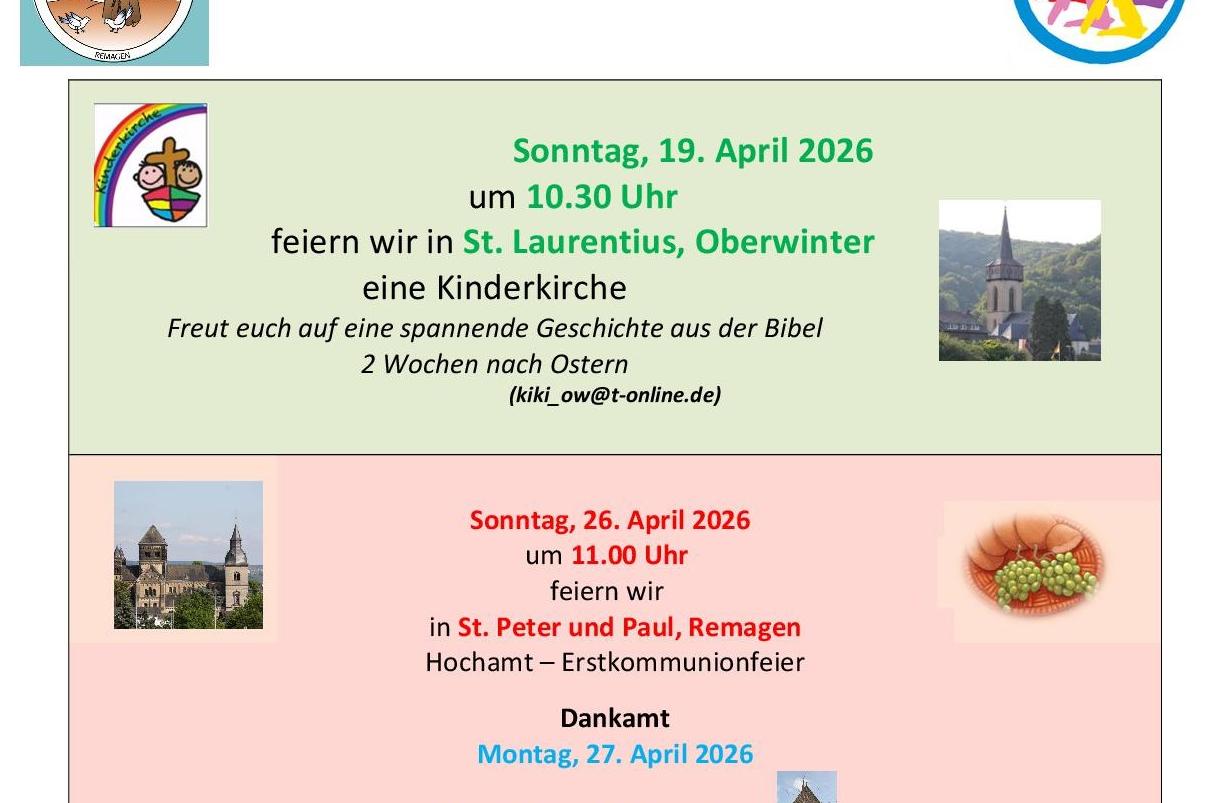 Einladung zur Kinderkirche