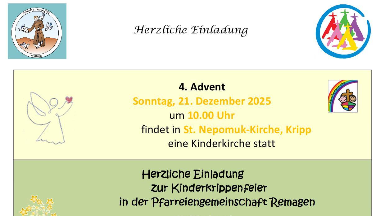 Einladung zur Kinderkirche_Kr_Krippenfeier_Dezember25