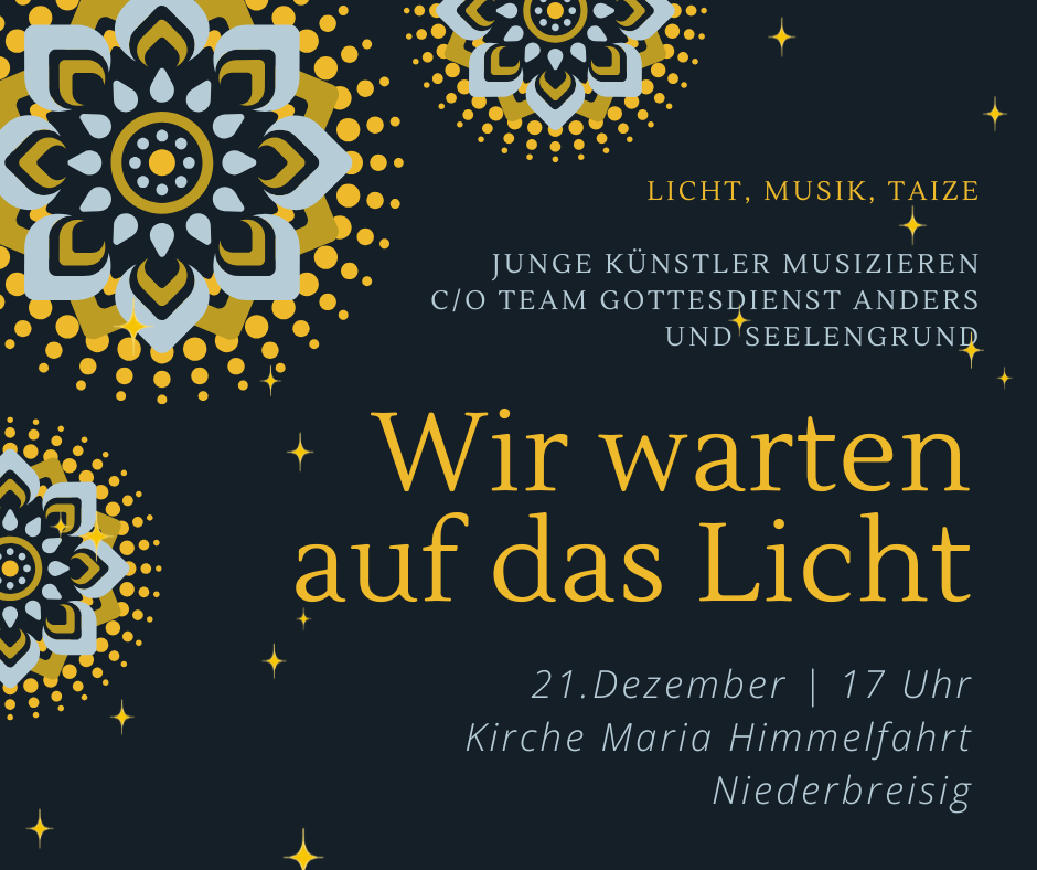 Licht, Musik, Taize Junge Künstler musizieren