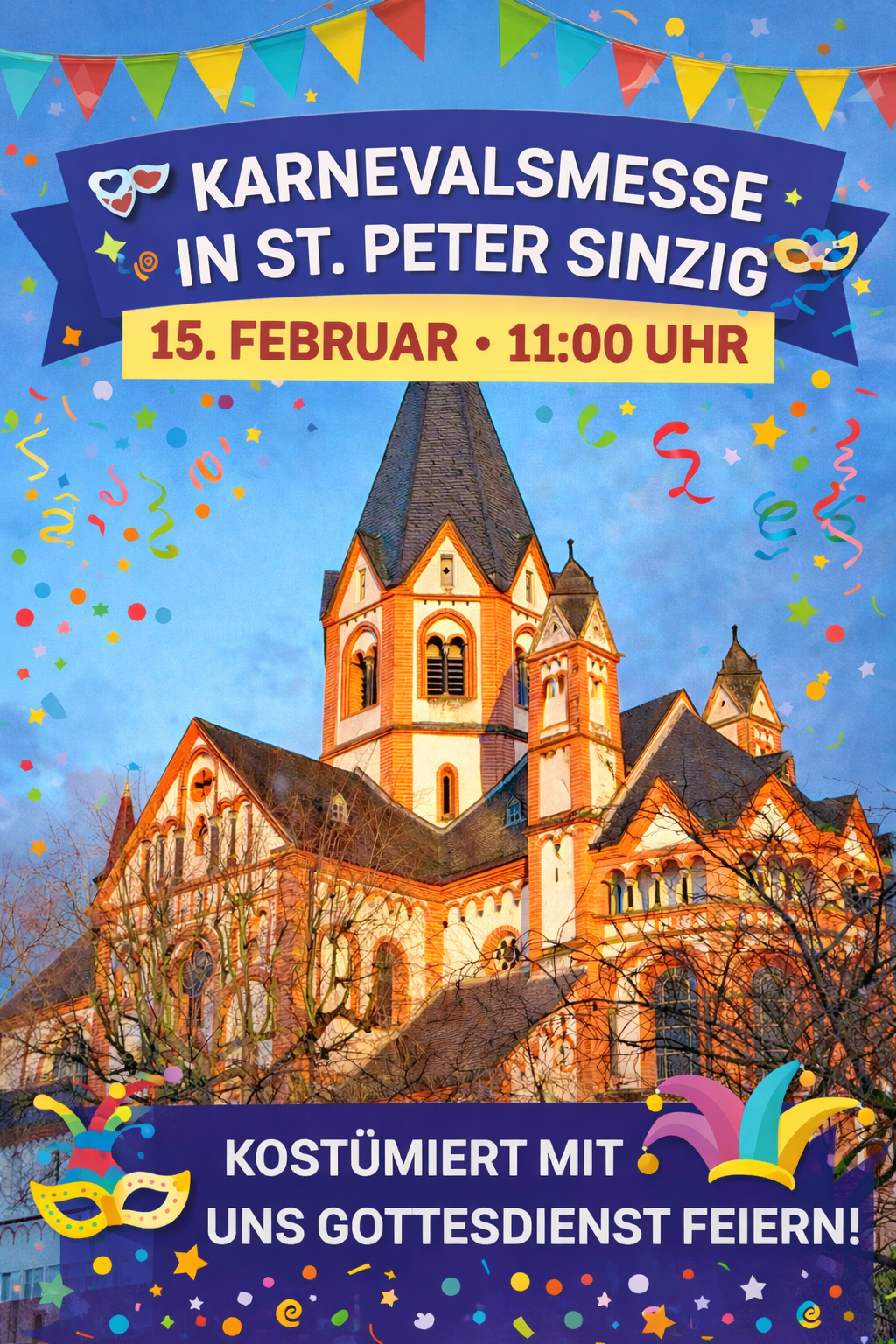 Karnevalsmesse in Sinzig feiern