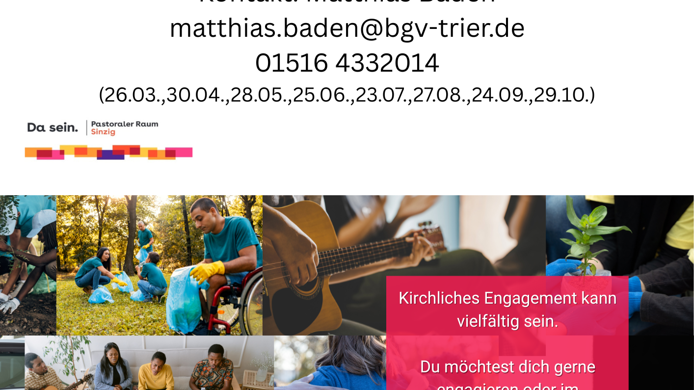 Kirchliches Engagement Sprechstunde 1