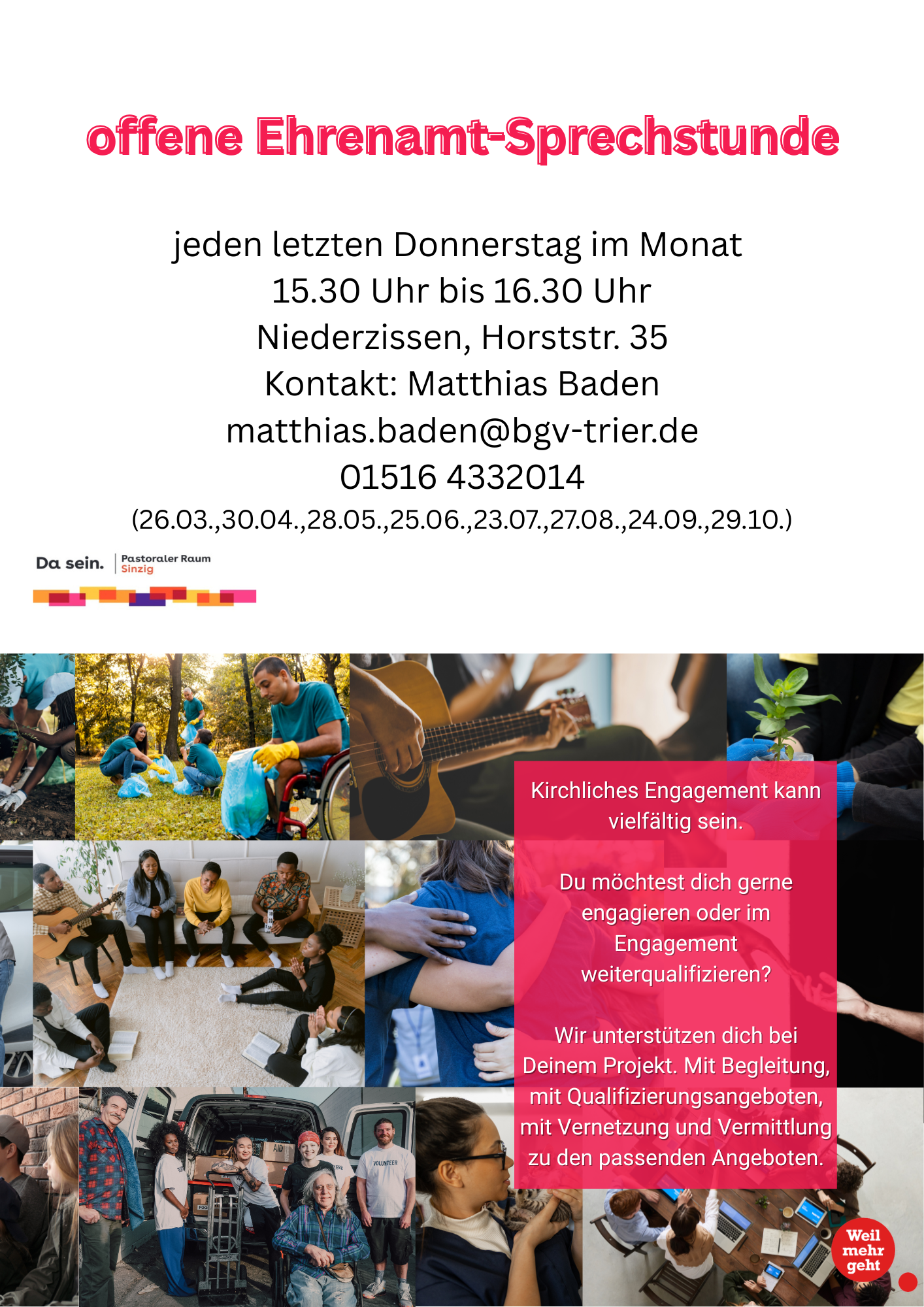 Kirchliches Engagement Sprechstunde 1