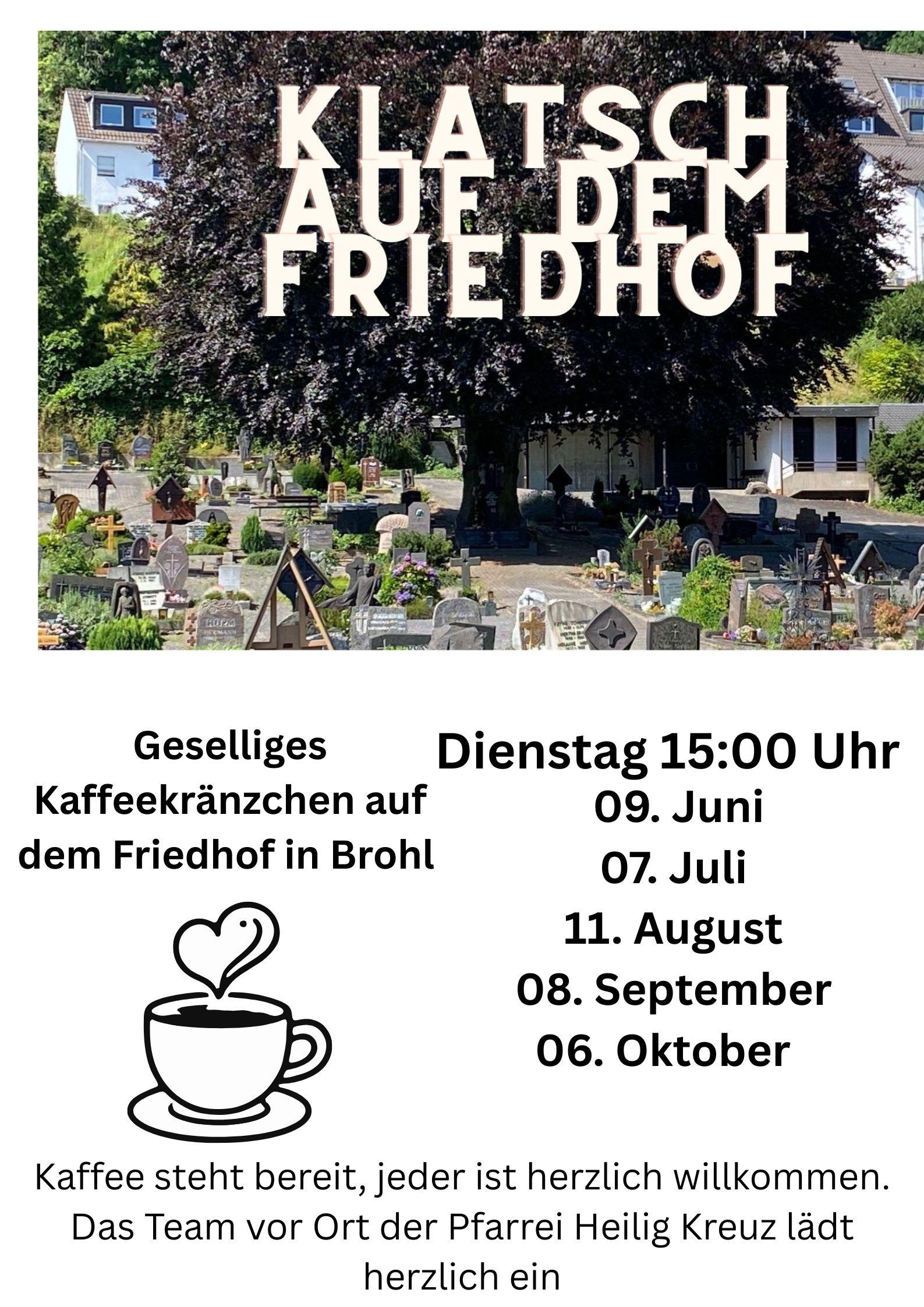 Klatsch auf dem Friedhof neu (c) Pastoraler Raum Sinzig Klatsch auf dem Friedhof neu