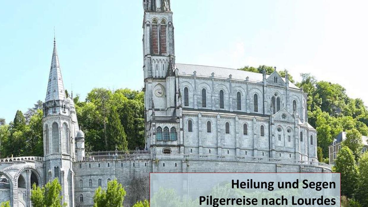 Lourdes Pilgerreise Flyer Seite 1-1