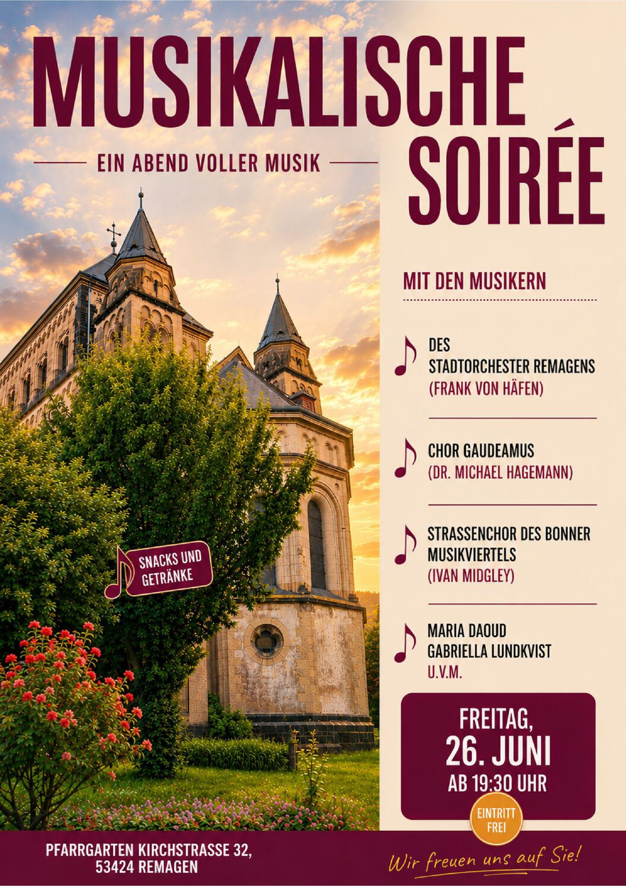 Musikalische Soiree 2026 Einladung