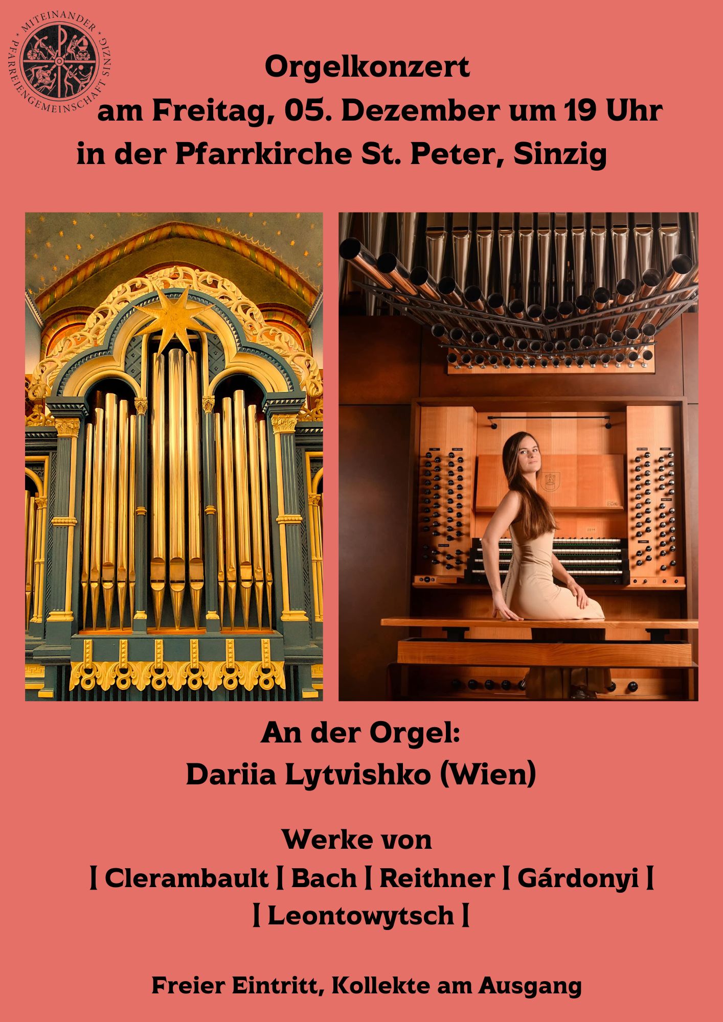 Orgelkonzert Dezember 25