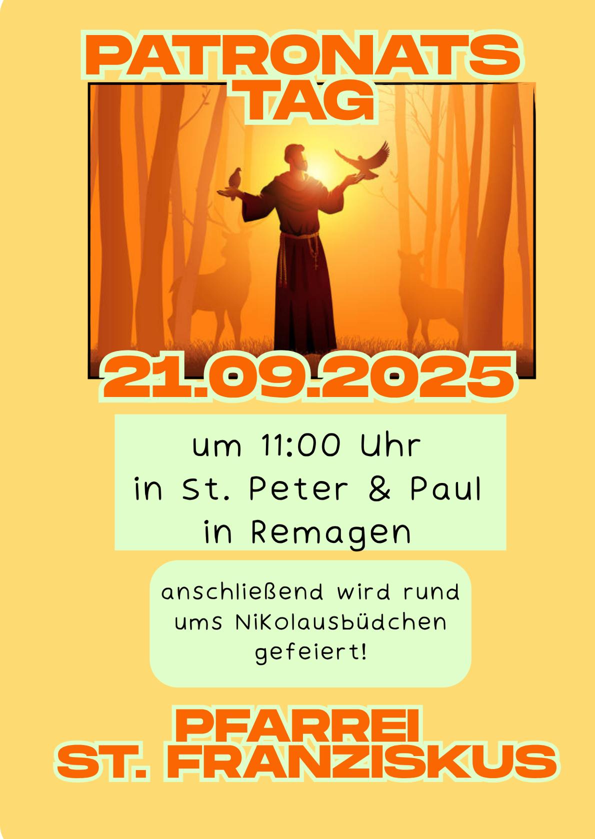 Patronatstag St-Franziskus-1