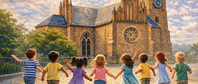 allgemeine Werbung Kinderkirche - 1