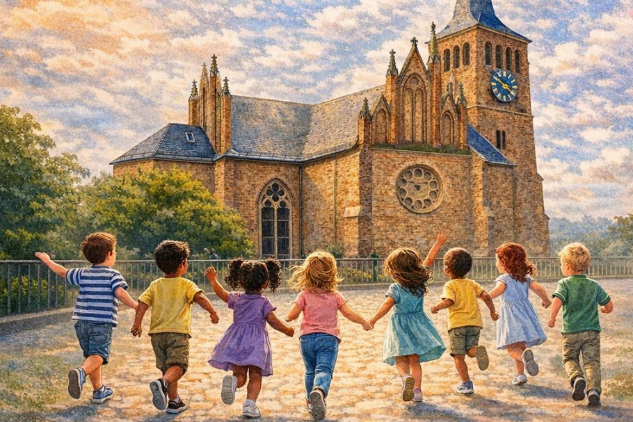 allgemeine Werbung Kinderkirche - 1