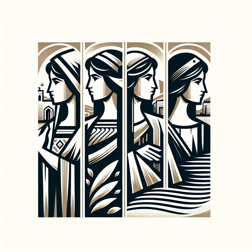 vier biblische Frauen